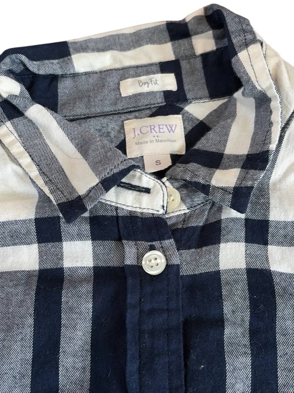 J.Crew women’s super soft button down flannel